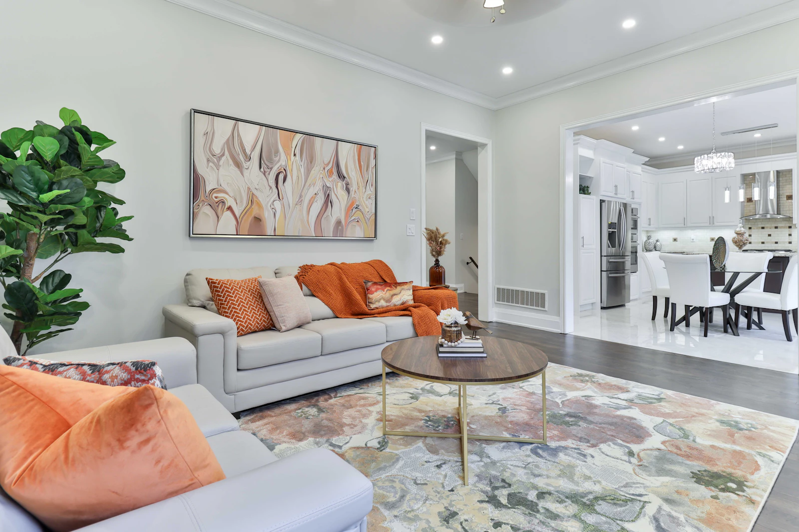 Verzorgd modern wooninterieur